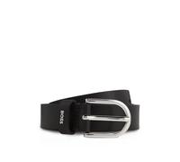 BOSS Gürtel aus italienischem Leder mit Logo-Schlaufe - Style Scarlet-A-BOSS_Sz25, 50553383 Dunkelbraun 95