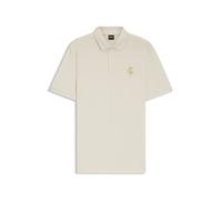 BOSS Year of the Horse Poloshirt aus Baumwoll-Piqué mit Logo-Artwork - Style Qiang_CNY, 50556415 Natur XXXL