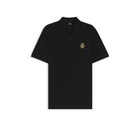 BOSS Year of the Horse Poloshirt aus Baumwoll-Piqué mit Logo-Artwork - Style Qiang_CNY, 50556415 Schwarz L