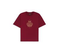 BOSS Year of the Horse T-Shirt aus Baumwoll-Jersey mit Logo-Artwork - Style Wen_CNY, 50565015 Rot XL