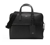Boss Zair Aktentasche Leder 38 cm Laptopfach schwarz