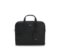 Boss Zair Aktentasche Leder 40 cm Laptopfach black