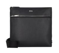 BOSS Zair Umhängetasche schwarz, Leder, Herren