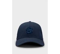 Baseball Cap BOSS "Zed-B-Icon", Herren, dunkelblau 404, Twill, Baumwolle, unifarben, Caps, mit Double-B-Monogramm, Unisex (56752905-0) dunkelblau 404