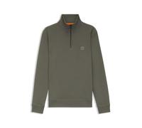 Sweatshirt BOSS ORANGE "Zetrust", Herren, Gr. XXL, open grau076, Jersey, Obermaterial: 100% Baumwolle, Basic, regular fit normal, hoch geschlossener Ausschnitt, eingesetzt Rippbündchen, Sweatshirts Sw