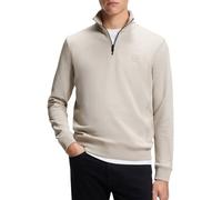 BOSS Orange Regular Fit Sweatshirt aus reiner Baumwolle Modell 'ZETRUST' in Sand, Größe L