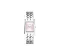 BOSS Zwei-Zeiger-Quarzwerk-Uhr für Damen Kollektion Lucy mit Edelstahlarmband oder Lederarmband, und Rechteckigem Gehäuse