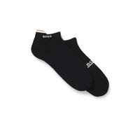 BOSS Zweier-Pack knöchellange Socken mit Logos - Style 2P AS Iconic Loop CC, 50554563 Schwarz 43-46