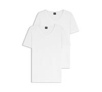 BOSS Zweier-Pack Slim-Fit T-Shirts aus Stretch-Baumwolle - Style TShirtVN 2P Modern, 50475292 Weiß S