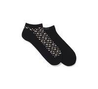 BOSS Zweier-Pack Sneakers-Socken aus Baumwoll-Mix - Style 2P AS Monogram CC, 50524521 Schwarz 39-42