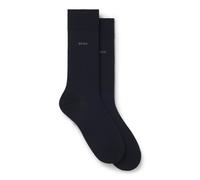 BOSS Zweier-Pack Socken aus Woll-Mix - Style 2P RS Uni WO, 50509431 Dunkelblau 39-42