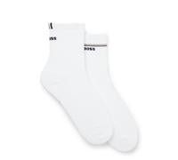 BOSS Damen 2p Iconic Cc W QUARTER SOCKS, White100, 35-38 EU