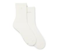 BOSS Zweierpack mittelhohe Socken mit Logo-Details - Style 2P RS DoubleB EV W, 50561179 Natur 39-42