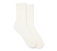 BOSS Zweierpack mittelhohe Socken mit Logos - Style 2P RS Uni Logo CC W, 50543398 Weiß 39-42