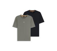 BOSS Zweierpack Relaxed-Fit T-Shirts aus Stretch-Baumwolle - Style 2 Pack TChup, 50565832 Blau / Grau S