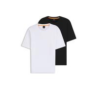 BOSS Zweierpack Relaxed-Fit T-Shirts aus Stretch-Baumwolle - Style 2 Pack TChup, 50565832 Schwarz S