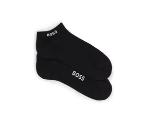 BOSS Zweierpack Sneakers-Socken aus Baumwoll-Mix mit Logo - Style 2P AS Logo CC W, 50502054 Schwarz 39-42