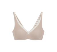 BOSS Zweifarbiger BH mit verstellbaren Trägern - Style UNLINED_B.MIRAGE, 50556262 Hellbeige XL