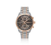 BOSS Zweifarbiger Chronograph mit grauem Zifferblatt - Style GRAND PRIX 44, 58244959 Silberfarben ONESI
