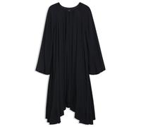 BOSS Zweilagiges Relaxed-Fit Kleid aus Seiden-Chiffon - Style Delim, 50546575 Dunkelblau 42