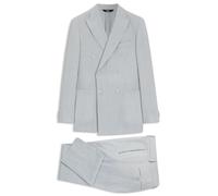BOSS Zweiteiliger Slim-Fit Anzug aus elastischem Seersucker - Style C-Huge-2Pcs-DB-263, 50567535 Hellblau gestreift 50