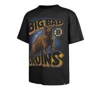 Boston Bruins '47 Retro Oversized Sigma Foundation NHL T-Shirt Schwarz - S