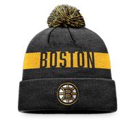 Boston Bruins NHL Fanatics Fundamental Mütze Schwarz Schwarz