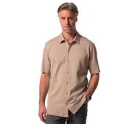 Boston Park Herren große Größen Übergrößen Menswear L-8XL Piqué-Hemd, Halbarm, Minimalprint, Kentkragen, Modern Fit Sand 8XL 839662312-8XL