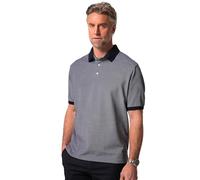 Boston Park Herren große Größen Übergrößen Menswear L-8XL Poloshirt, Halbarm, Twotone-Jersey Navy blau 64+ 839899130-64+