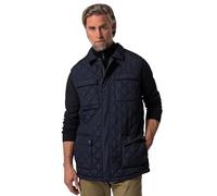 Boston Park Herren große Größen Übergrößen Menswear L-8XL Steppweste, Hemdkragen navy blau XXL 831593130-XXL
