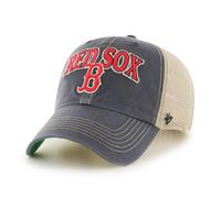 47 Brand MLB Boston Red Sox Clean Up Tuscaloosa Trucker Mesh Cap Snapback Adjustable Hat Navy