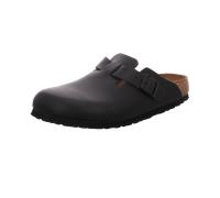 Birkenstock Boston Damen , Herren Clog Naturleder 42, Schmal, black
