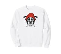 Boston Terrier Beanie Sweatshirt