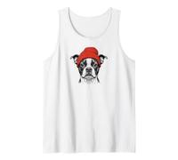 Boston Terrier Beanie Tank Top