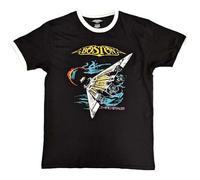 Boston T-Shirt US Tour '87 Ringer – Größe M