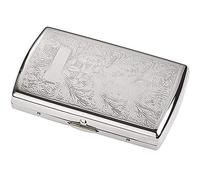 BOSUGE, Zigarettenetui aus Metall - ultradünne tragbare Zigarettenschachtel for Herren, Mini-Zigarettenspitze aus reinem Kupfer mit kreativer Persönlichkeit for 12 Zigaretten-Aufbewahrungsboxen