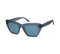 BOTANIQ Cat Eye Azetat Brille in Blau für Damen, optional mit Sehstärke (Modell BIS-7031-105)