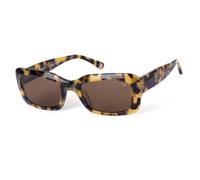 BOTANIQ Quadratisch Azetat Brille in Braun für Damen, optional mit Sehstärke (Modell BIS-7002-102)