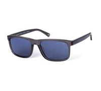 BOTANIQ Rechteckig Azetat Brille in Grau für Herren, optional mit Sehstärke (Modell BIS-7012-108)