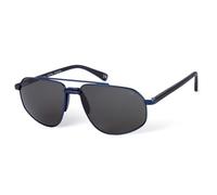 Botaniq Rechteckig Azetat Brille in Silber für Herren, optional mit Sehstärke (Modell BIS-7016-006)
