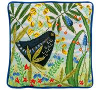 Bothy Threads Gobelin-Stickkissen Set Merle Stickbild gedruckt