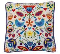 Bothy Threads Gobelin-Stickkissen Set Sommermelodie, 35.5x35.5cm, TST2, Stickbild vorbedruckt