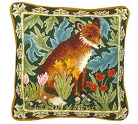 Bothy Threads Gobelin-Stickkissen Set Woodland Fox Tapisserie, 35,5x35,5cm, TAC10, Stickbild vorbedruckt