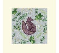 Bothy Threads Grußkarte Kreuzstich Set Scandi Fuchs Zählmuster