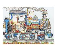 Bothy Threads Kreuzstich-Set Dampflokomotive, 36x26cm, XCT24, Zählmuster