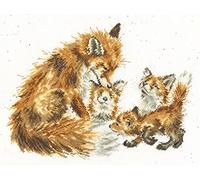 Bothy Threads Kreuzstich Set Der Gute-Nacht-Kuss Zählmuster