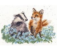 Bothy Threads Kreuzstich Set Die Waldlichtung Zählmuster