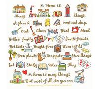 Bothy Threads Kreuzstich Set Ein Zuhause besteht aus vielen Dingen Zählmuster