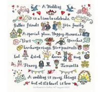Bothy Threads Kreuzstich Set Eine Hochzeit besteht aus vielen Dingen Zählmuster