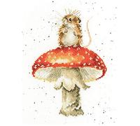 Bothy Threads Kreuzstich-Set Er ist ein Fun-Gi Zählmuster, Multifarbig